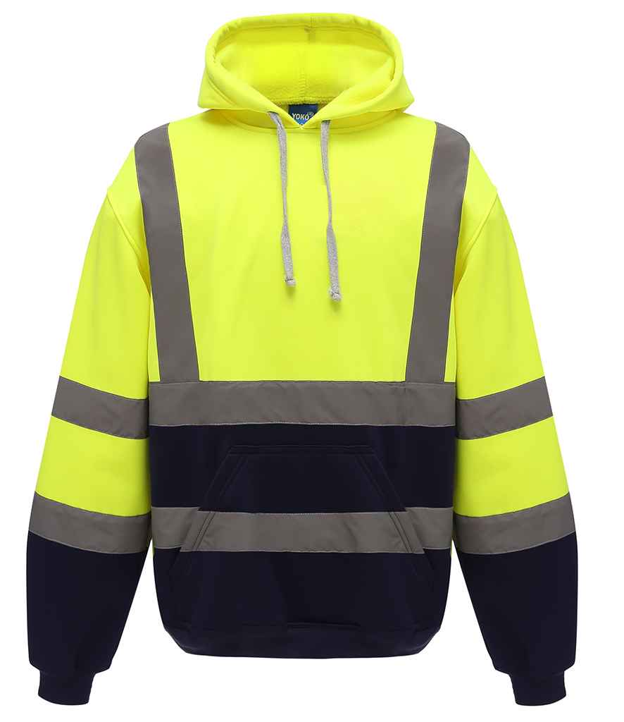 Hi-Vis Yoko yn Tynnu Hoodie Drosodd
