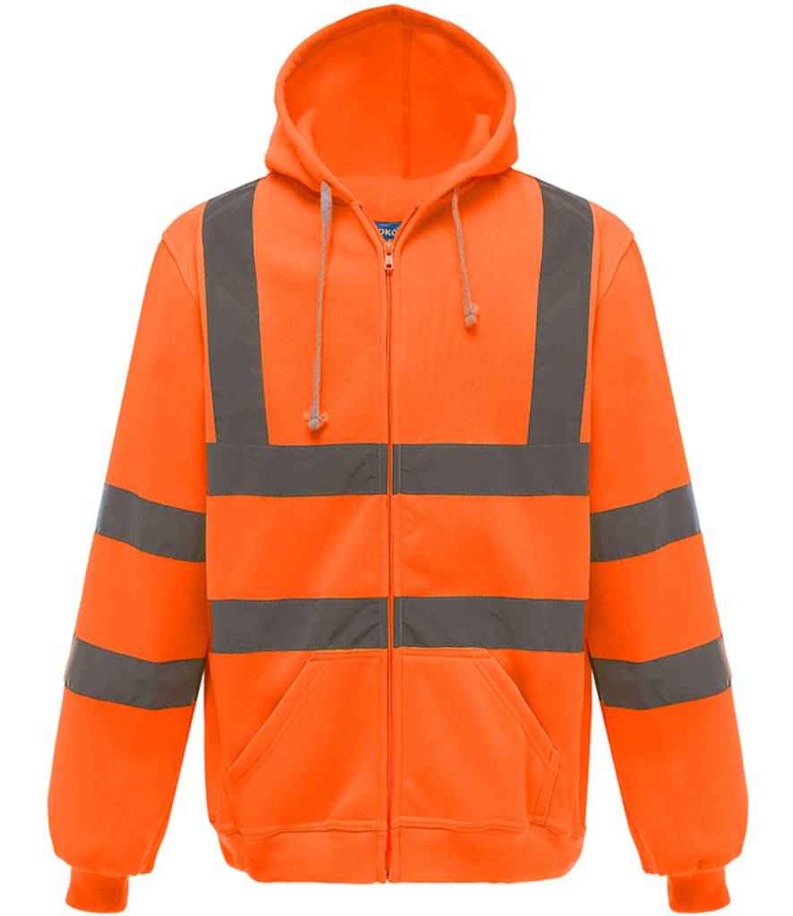 Hoodie Zip Hi-Vis Yoko