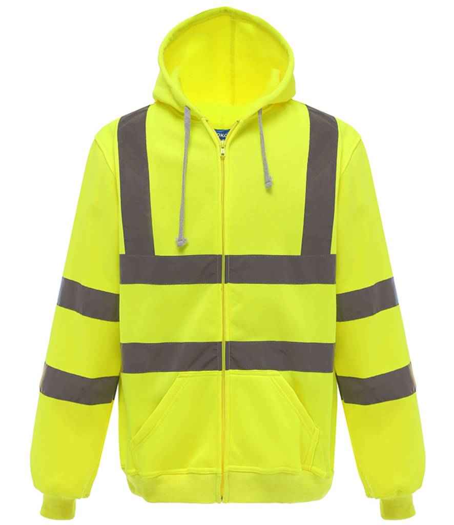 Hoodie Zip Hi-Vis Yoko