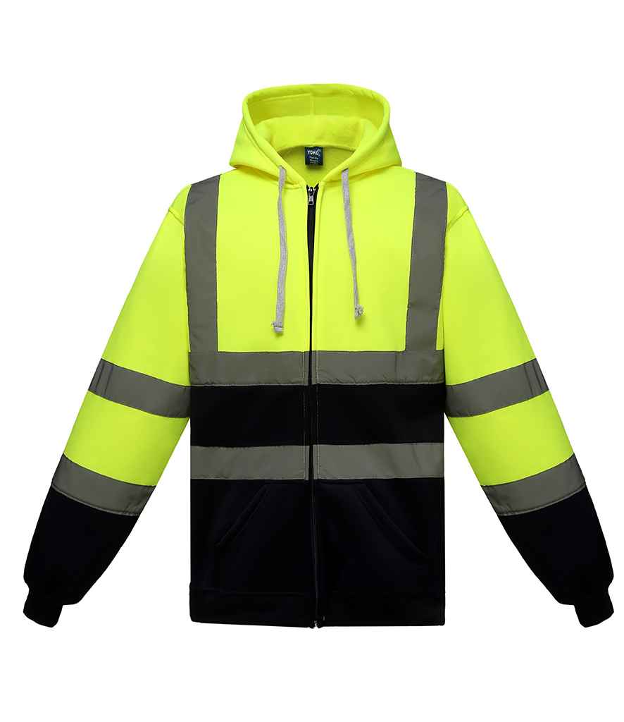 Hoodie Zip Hi-Vis Yoko