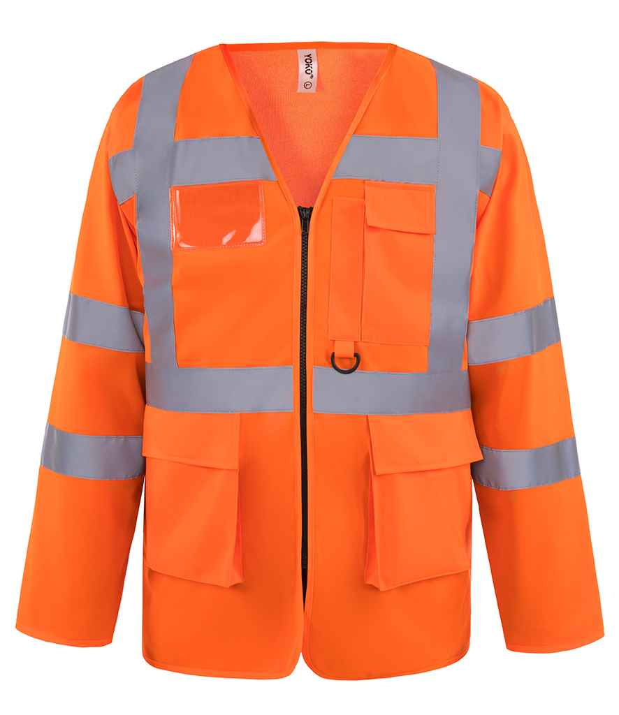 Côt Gwasg Llewys Hir Gweithredol Yoko Hi-Vis