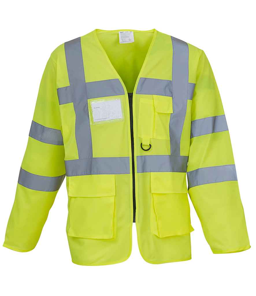 Côt Gwasg Llewys Hir Gweithredol Yoko Hi-Vis