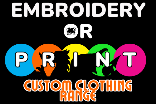 Embroidery or Print Custom Clothing