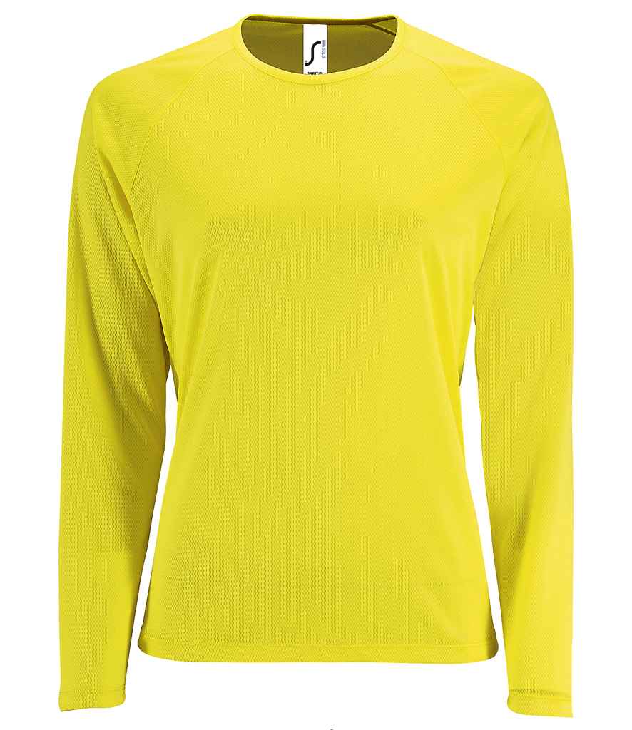 SOL'S Ladies Sporty Long Sleeve Performance T-Shirt