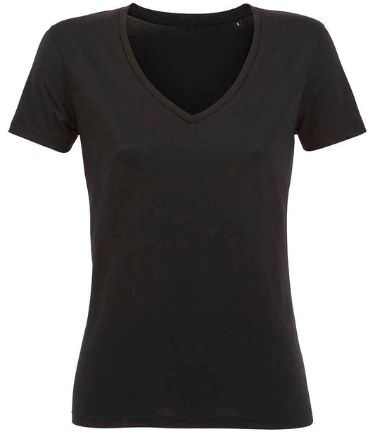 SOL'S Ladies Motion V Neck T-Shirt