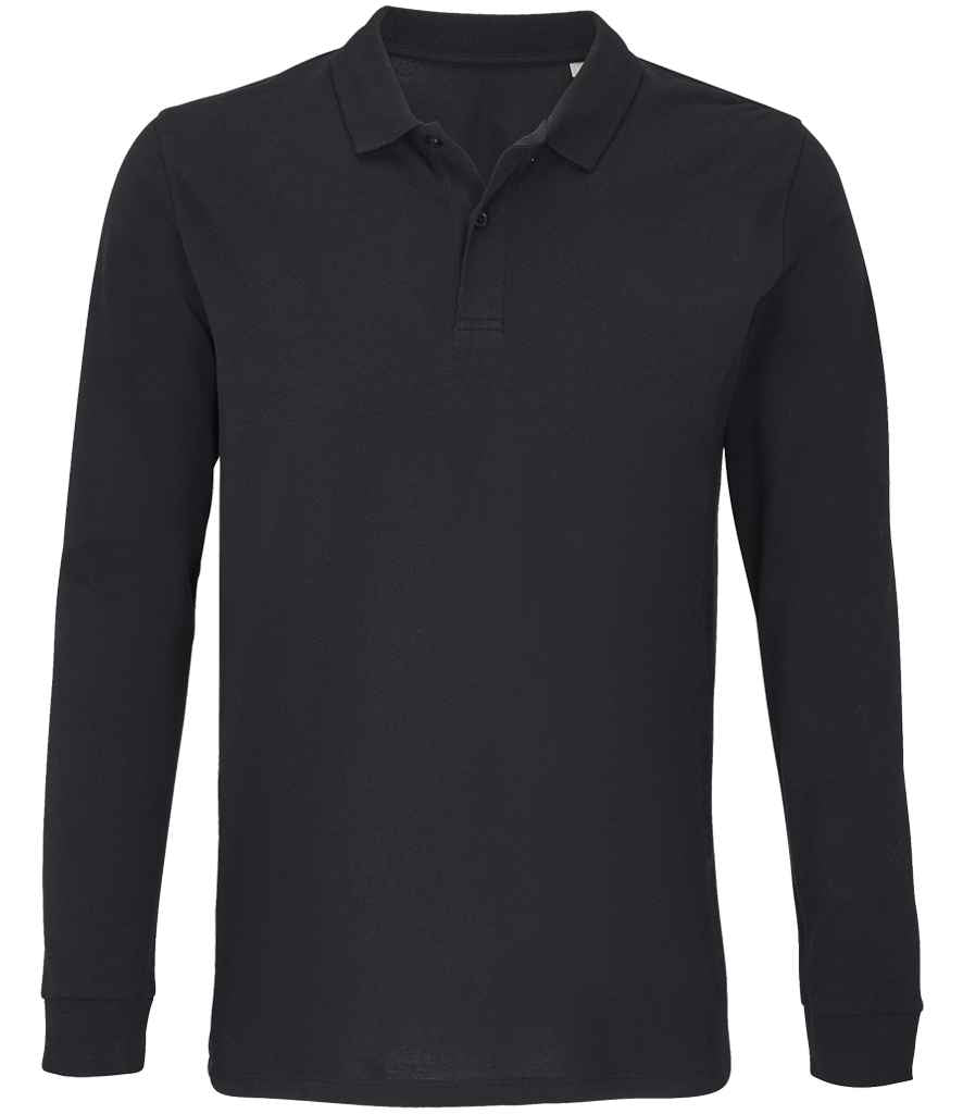 SOL'S Unisex Planet Long Sleeve Piqué Polo Shirt