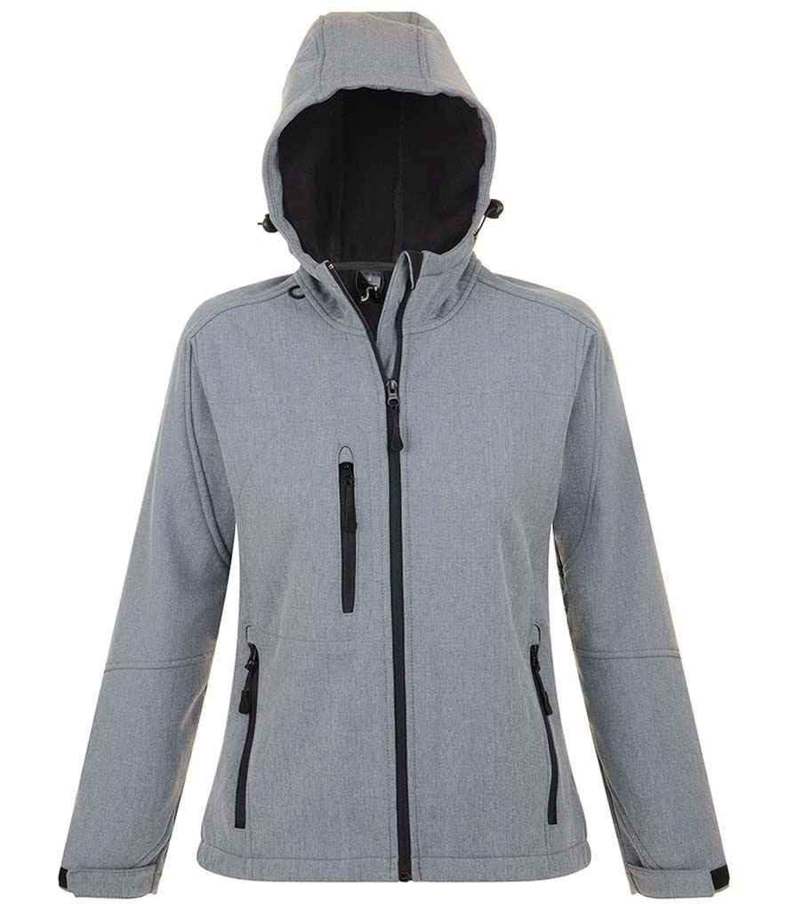 SOL'S Ladies Replay Hooded Soft Shell Jacket