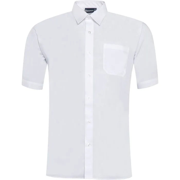 White Short Sleeve Shirt Twin Pack - Regular Fit