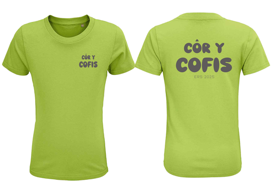 Côr y Cofis Tshirts Adult Apple Green