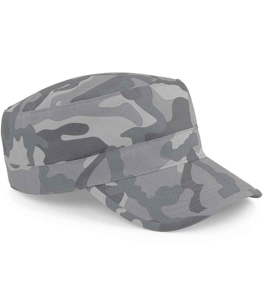 Cap Byddin Camo Beechfield