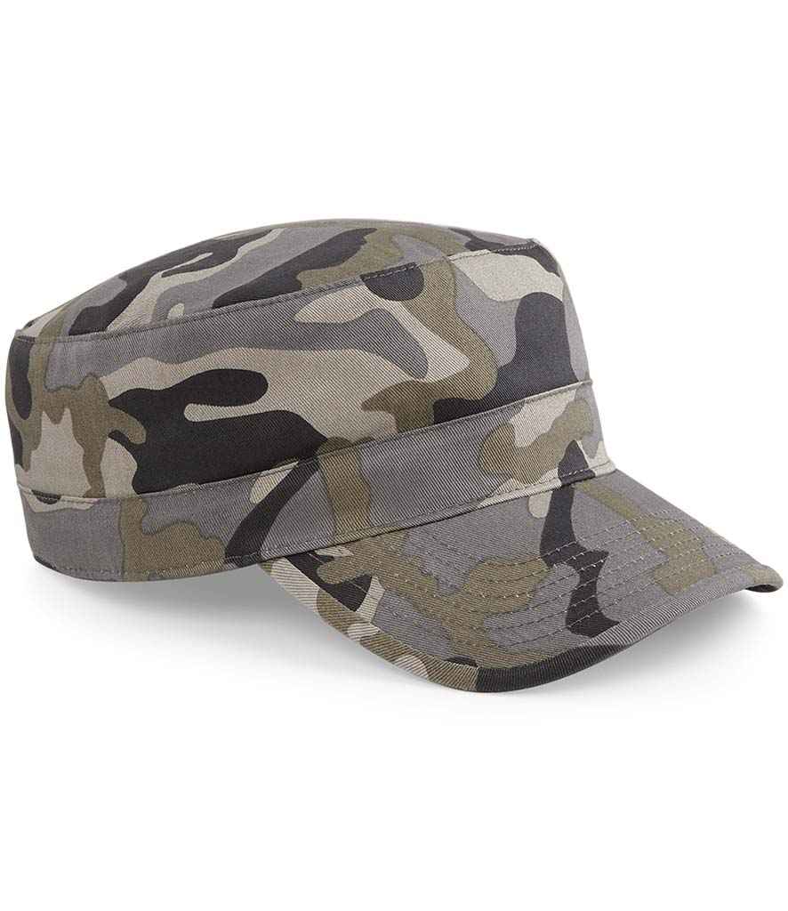 Cap Byddin Camo Beechfield