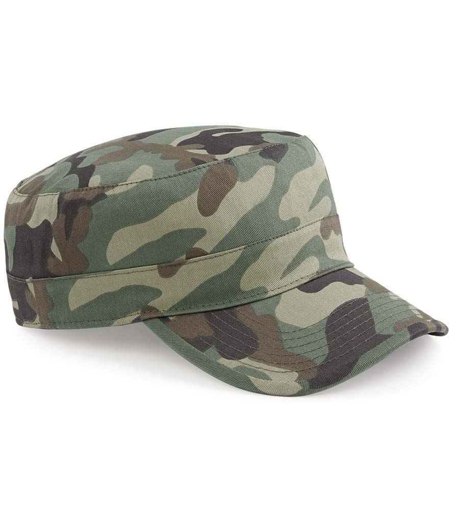 Cap Byddin Camo Beechfield