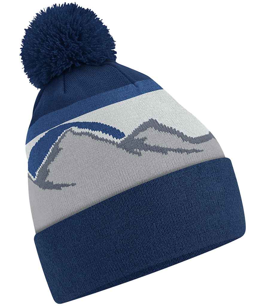 Beechfield Mountain Peaks Pom Pom Beanie