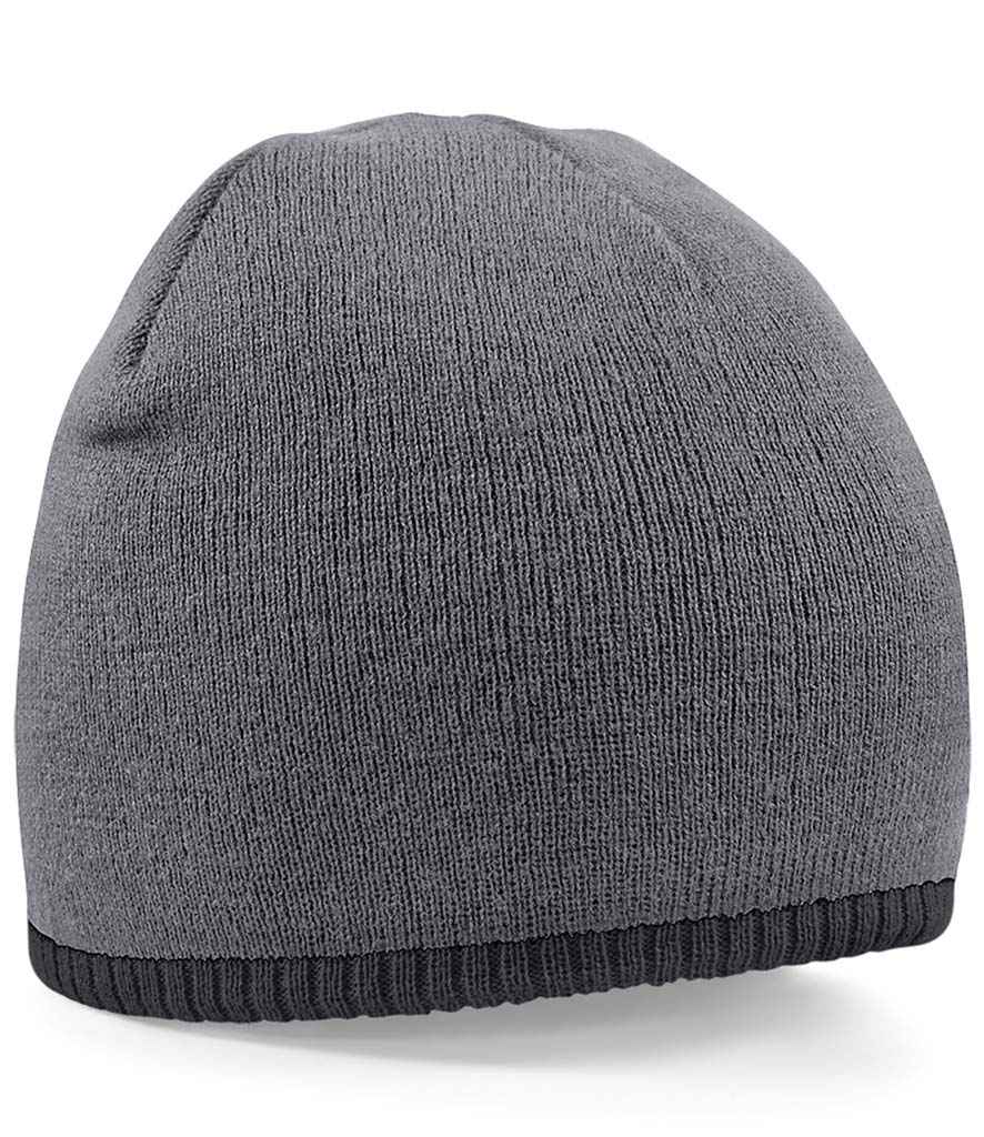 Beechfield Dwy Dôn Tynnu-Ar Beanie