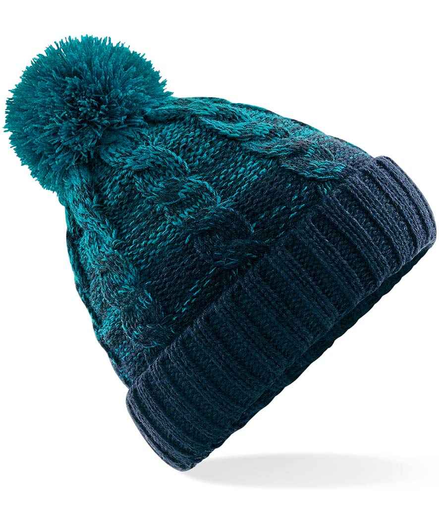 Beechfield Ombré Pom Pom Beanie