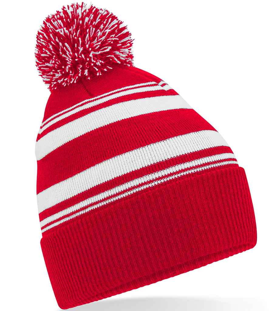 Beechfield Striped Fan Beanie