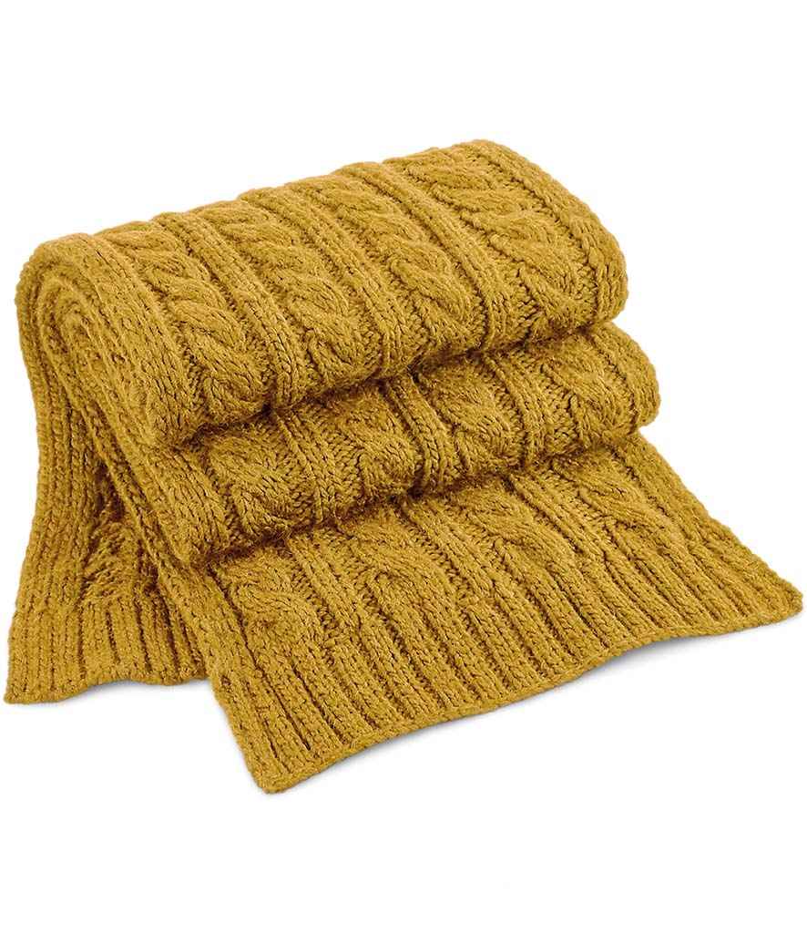 Cable Beechfield Knit Melange Sgarff