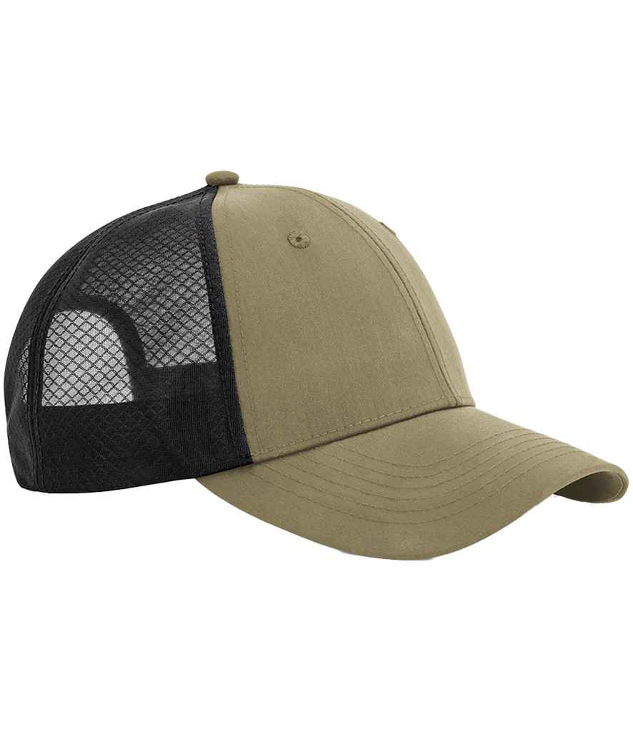 Cap Trucker rhwyll Technegol Beechfield