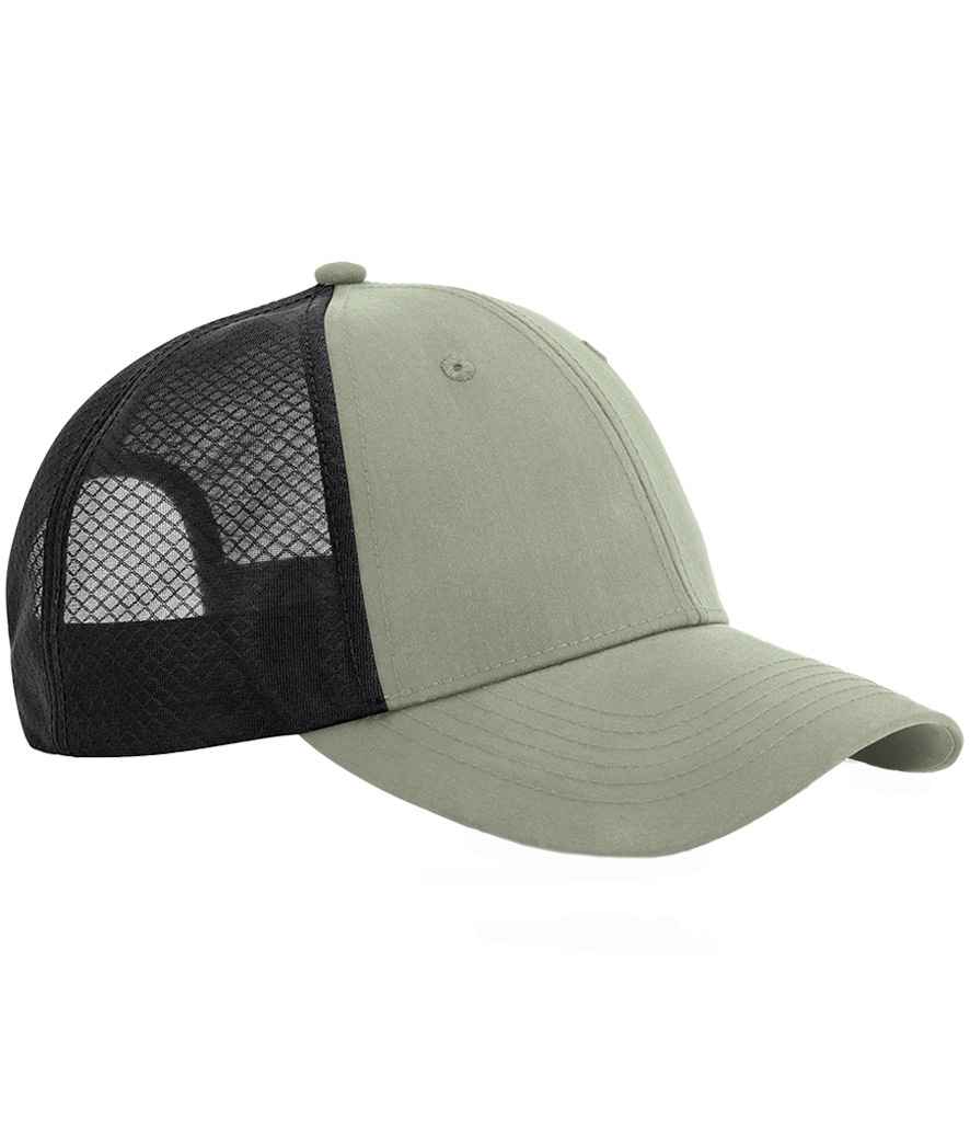 Cap Trucker rhwyll Technegol Beechfield