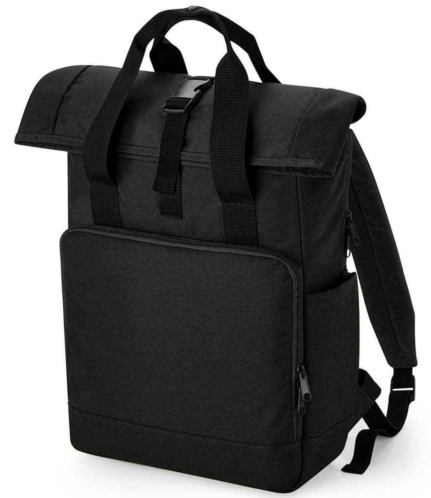 Bag Base Recycled Twin Handle Roll-Top Backpack Laptop