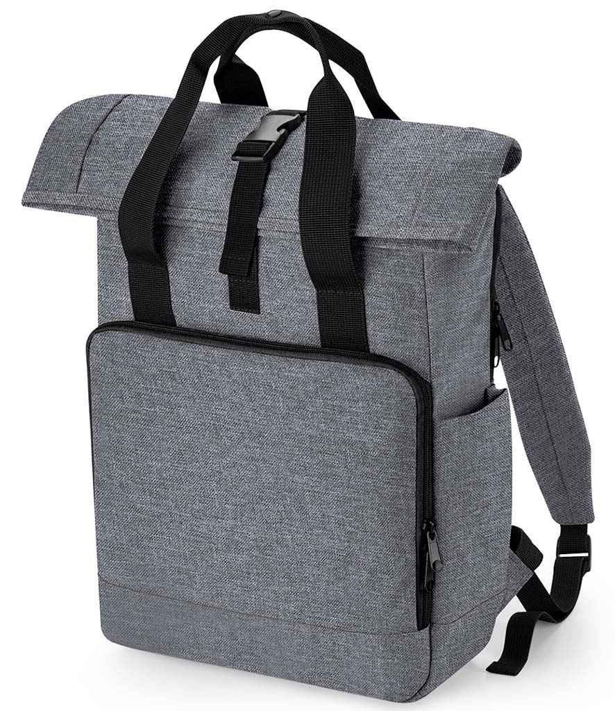 Bag Base Recycled Twin Handle Roll-Top Backpack Laptop