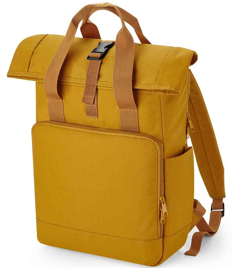 Bag Base Recycled Twin Handle Roll-Top Backpack Laptop