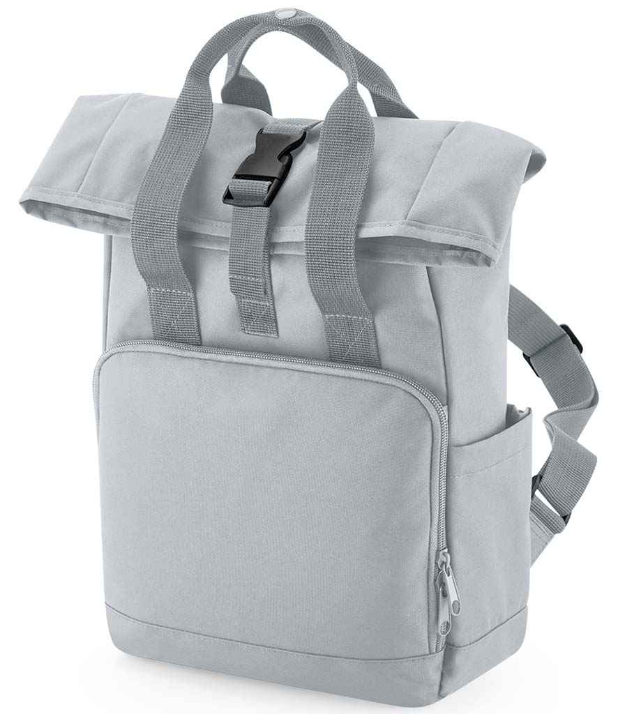 BagBase Recycled Mini Twin Handle Roll-Top Backpack