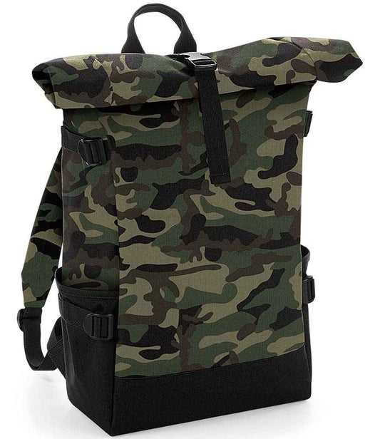 BagBase Block Roll-Top Backpack