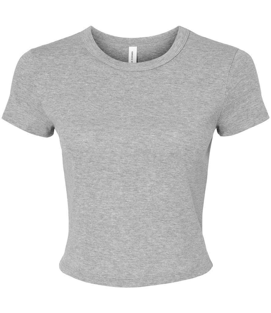 Bella Ladies Micro Rib Baby T-Shirt