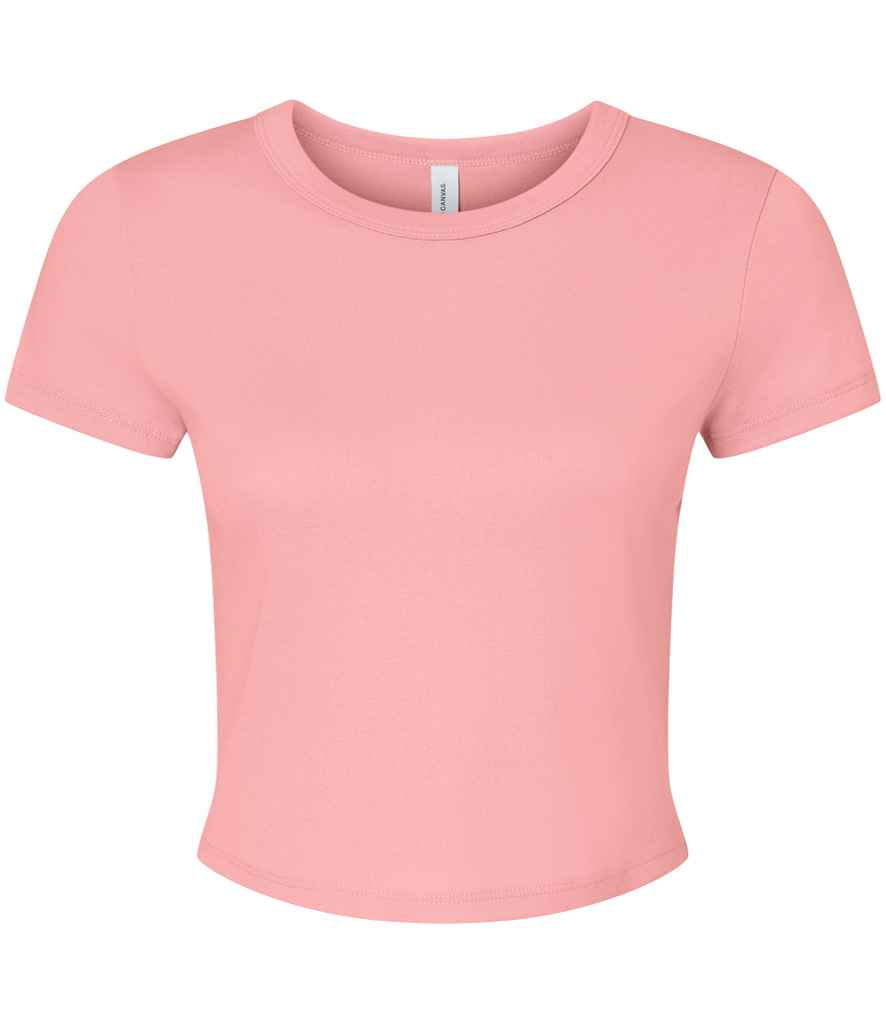 Bella Ladies Micro Rib Baby T-Shirt