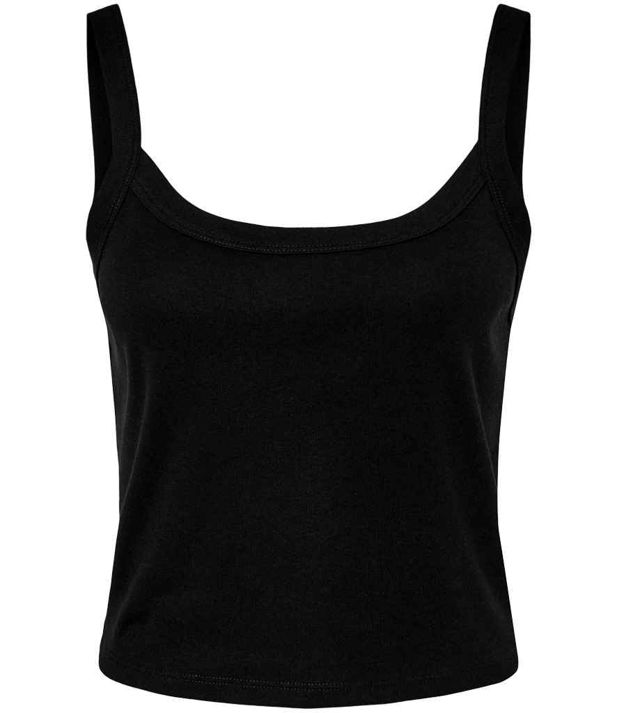 Bella Ladies Micro Rib Spaghetti Strap Tank Top