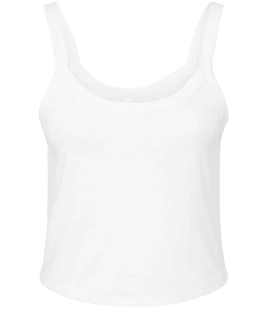 Bella Ladies Micro Rib Spaghetti Strap Tank Top