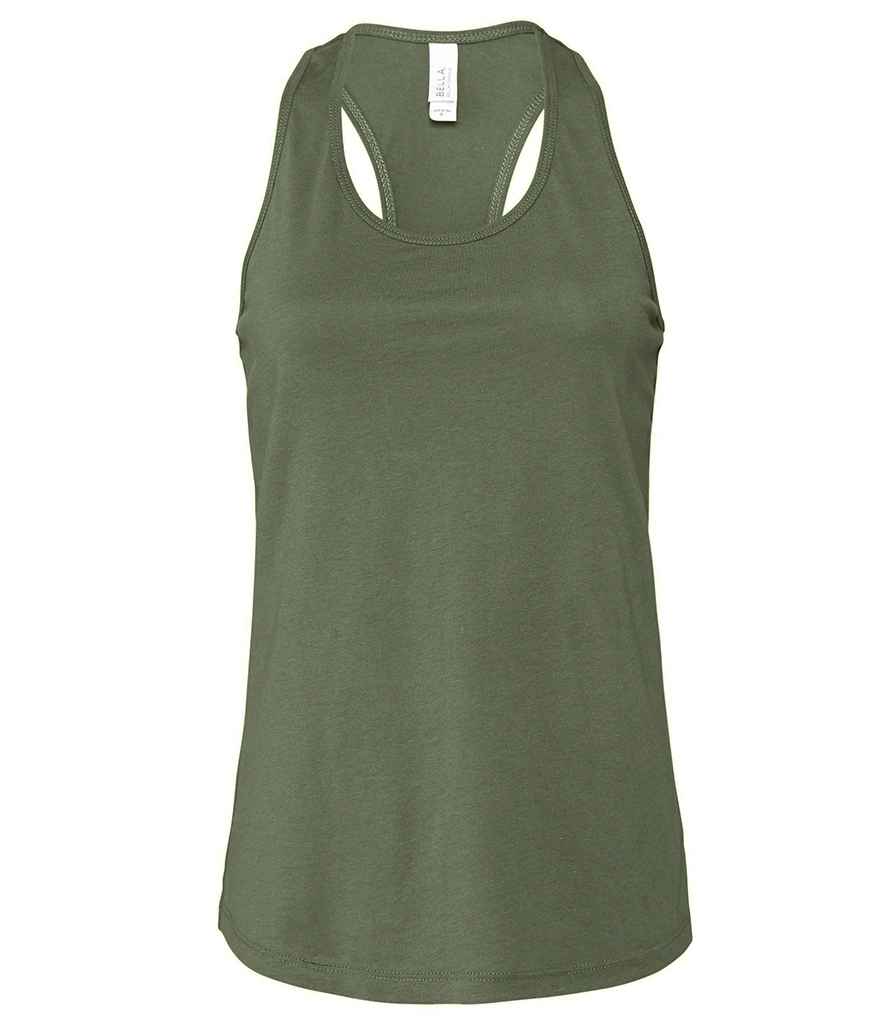 Bella Ladies Jersey Racer Back Tank Top