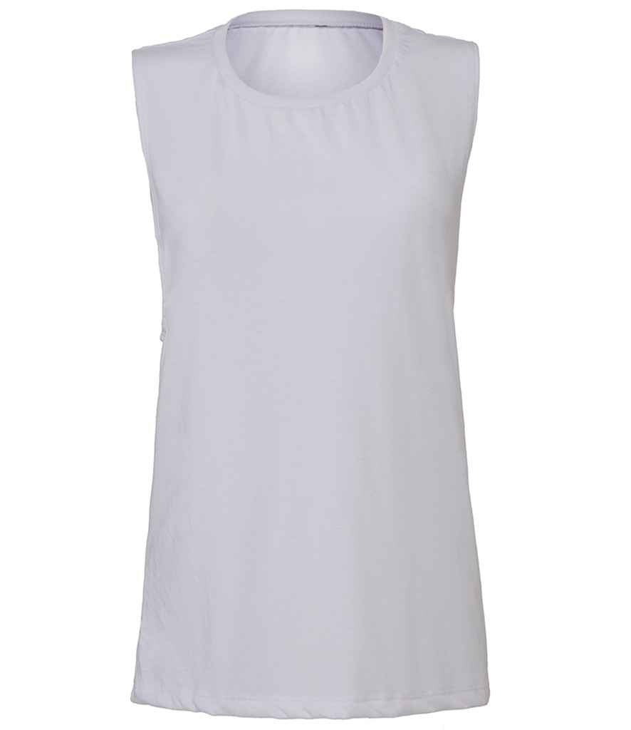 Bella Ladies Flowy Scoop Muscle Tank Top