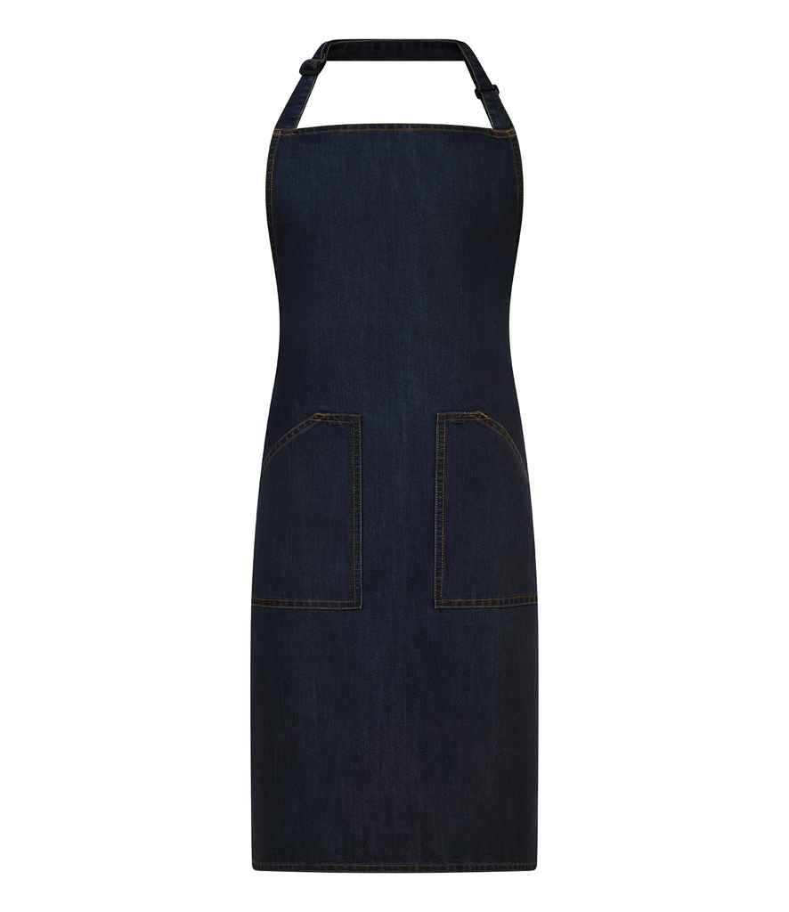 Brand Lab Denim Adjustable Bib Pocket Apron