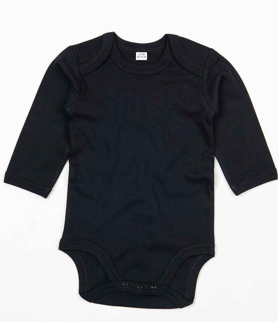 Bodysuit llewys hir babi BabyBugz