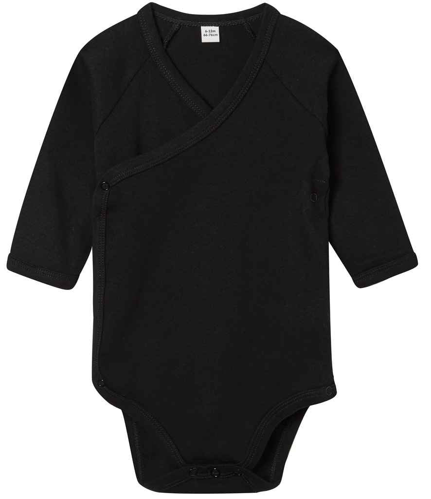 Llawes Hir Baban BabyBugz Kimono Bodysuit