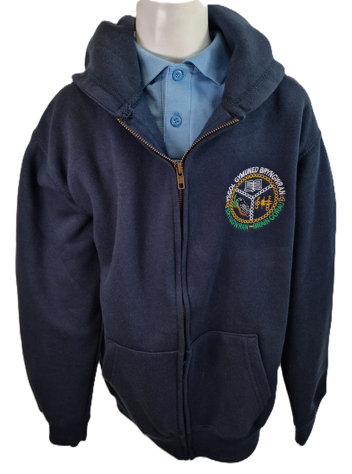 Ysgol Bryngwran Standard Zip Hoodie