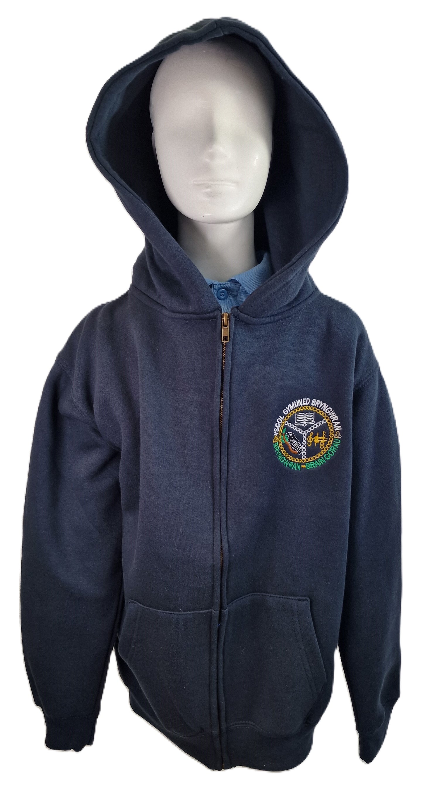 Ysgol Bryngwran Standard Zip Hoodie