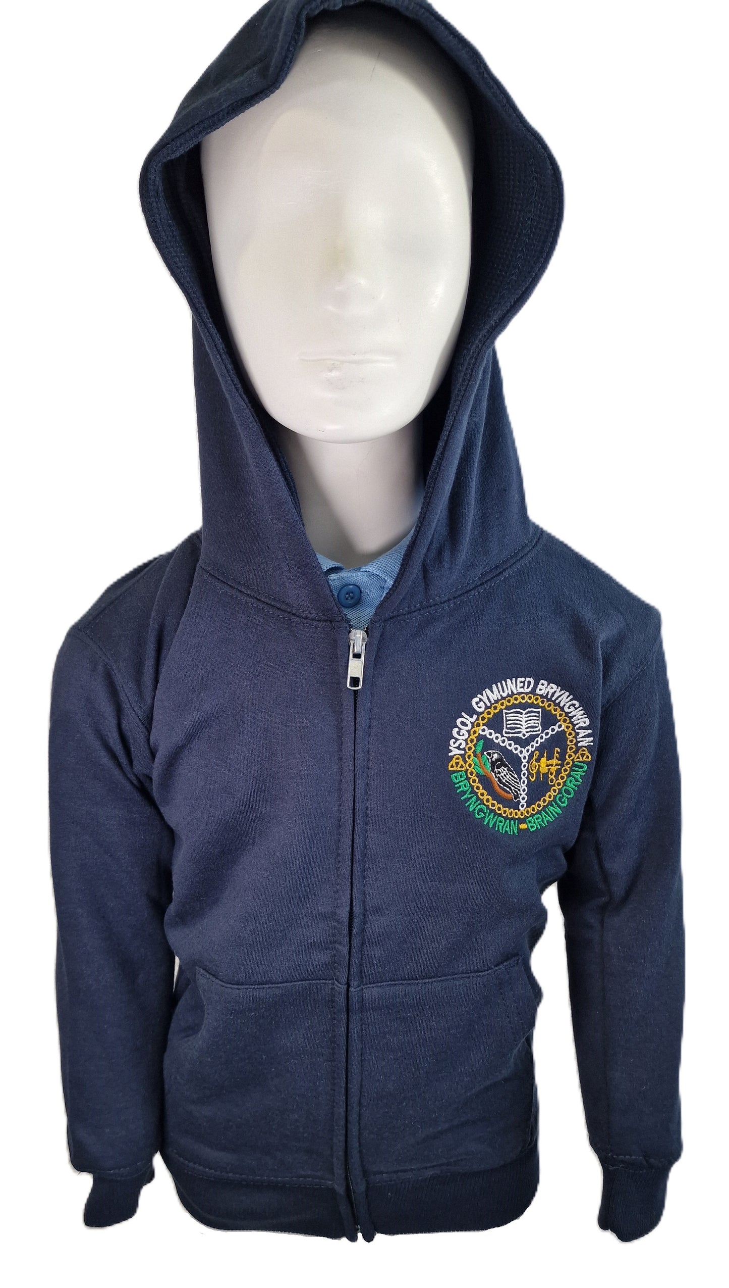 Ysgol Bryngwran Waffle Zip Hoodie