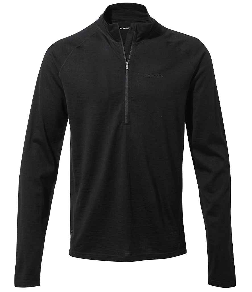 Craghoppers Expert Merino Half Zip Long Sleeve Base Top