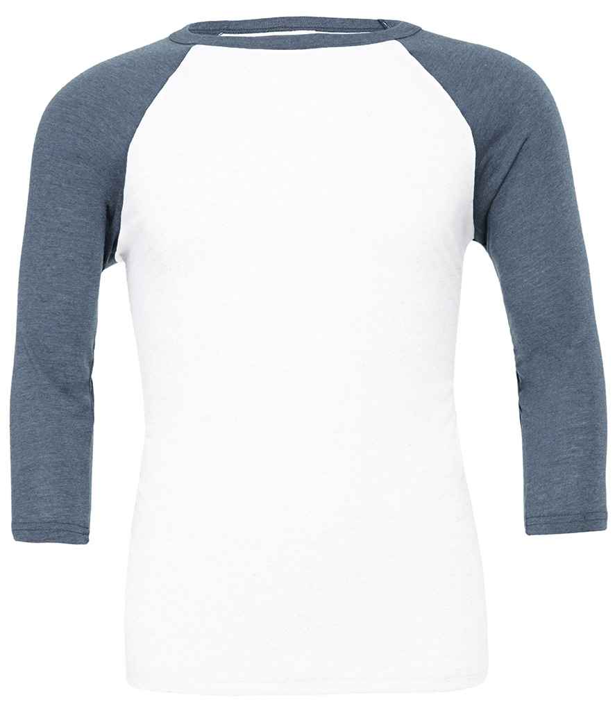 Canvas Unisex 3/4 Sleeve Baseball T-Shirt