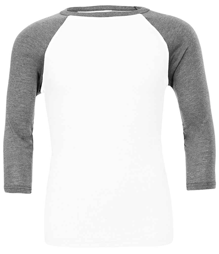 Canvas Unisex 3/4 Sleeve Baseball T-Shirt