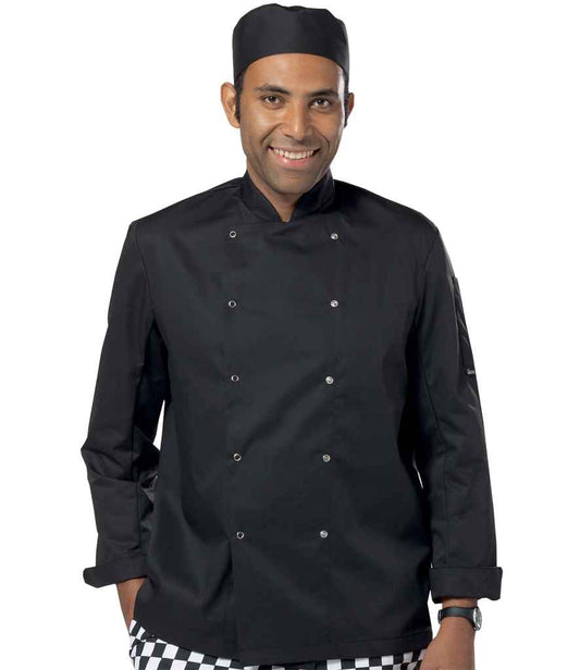 Dennys Long Sleeve Press Stud Chef's Jacket