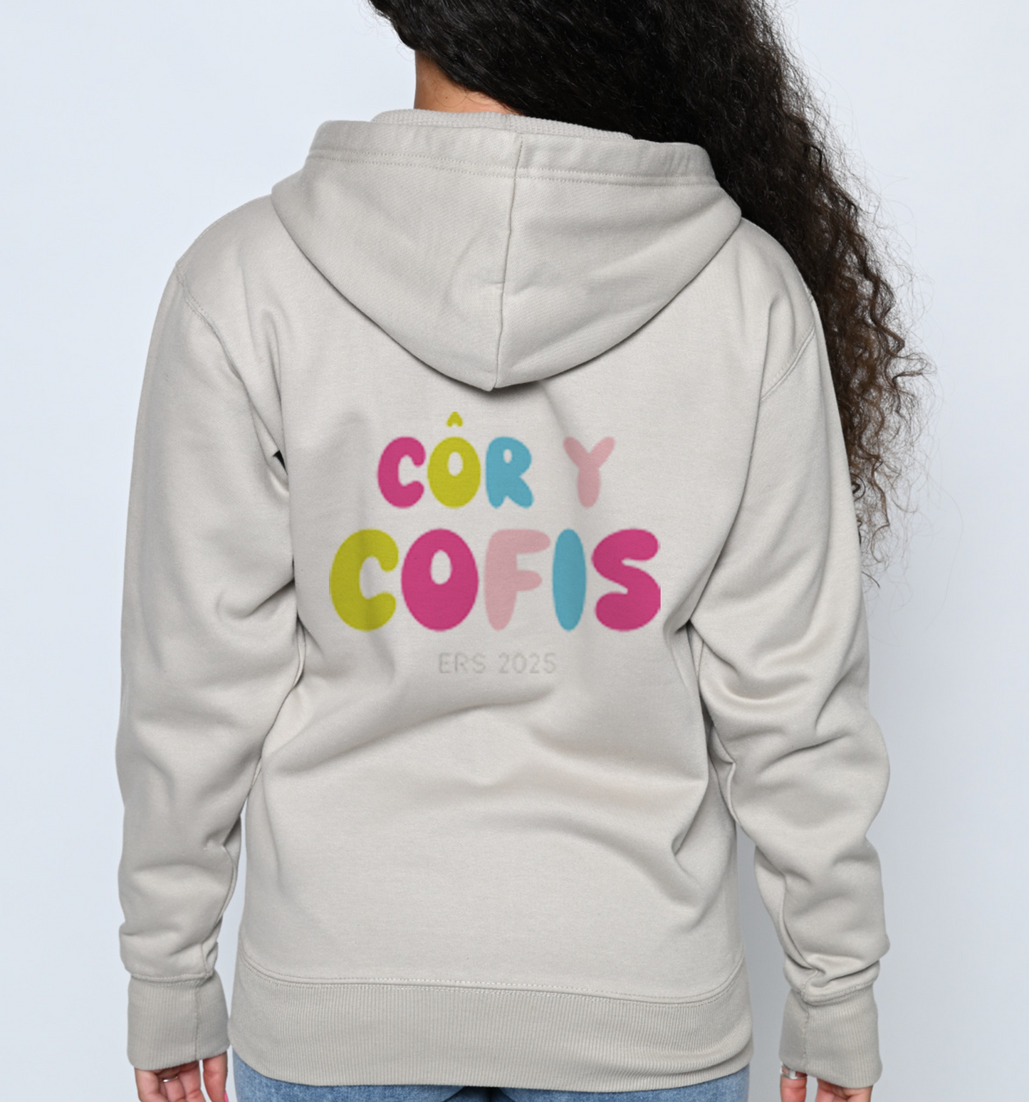 Côr y Cofis Hoodie Adult sand