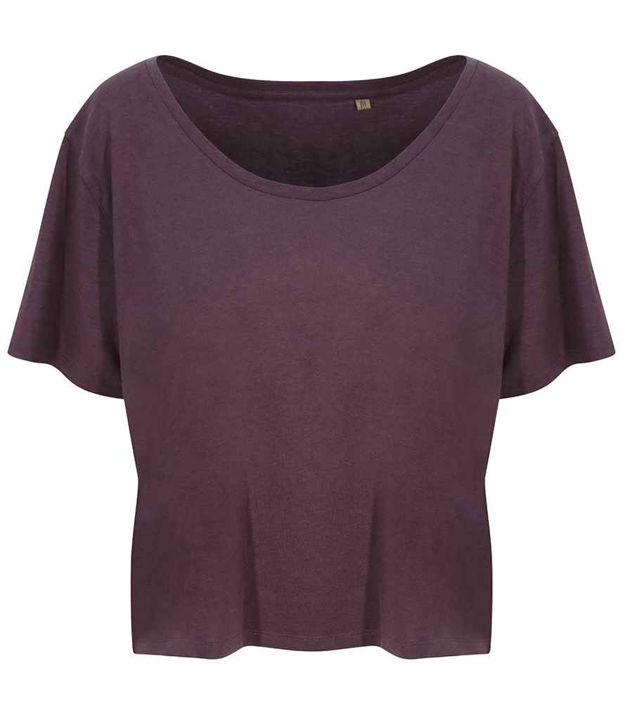 Ecologie Ladies Daintree Crys T wedi'i Gropio EcoViscose