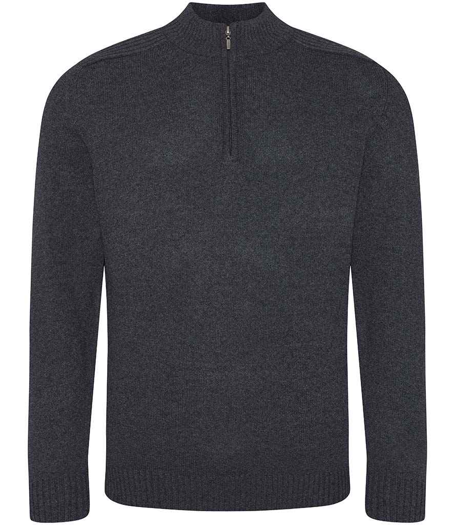 Ecolegydd Wakhan Unisex Zip Neck Siwmper Gynaliadwy