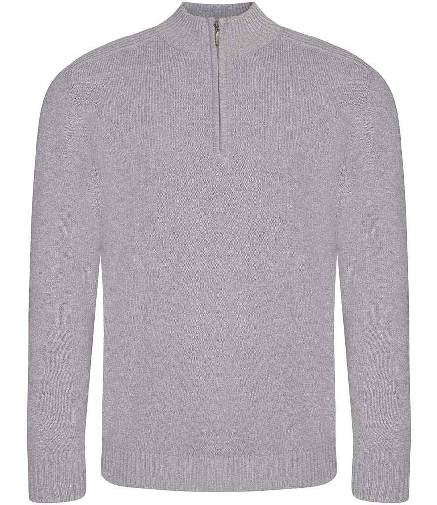 Ecolegydd Wakhan Unisex Zip Neck Siwmper Gynaliadwy