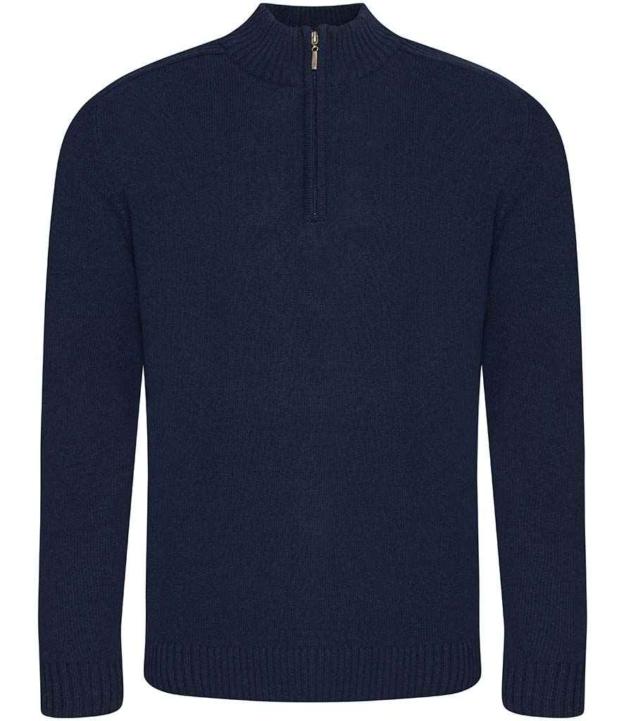 Ecolegydd Wakhan Unisex Zip Neck Siwmper Gynaliadwy