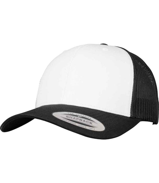 Cap Trucker Blaen Lliw Flexfit Retro